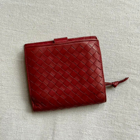 Bottega Veneta Red Wallet