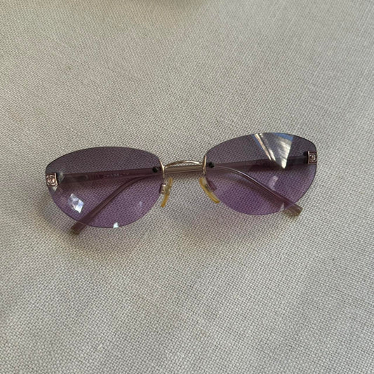 Chanel Purple Sunglasses