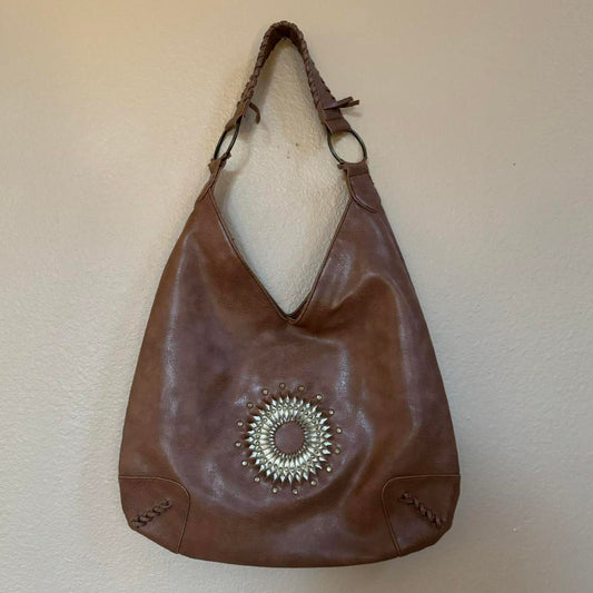 Boho Brown Leather Bag